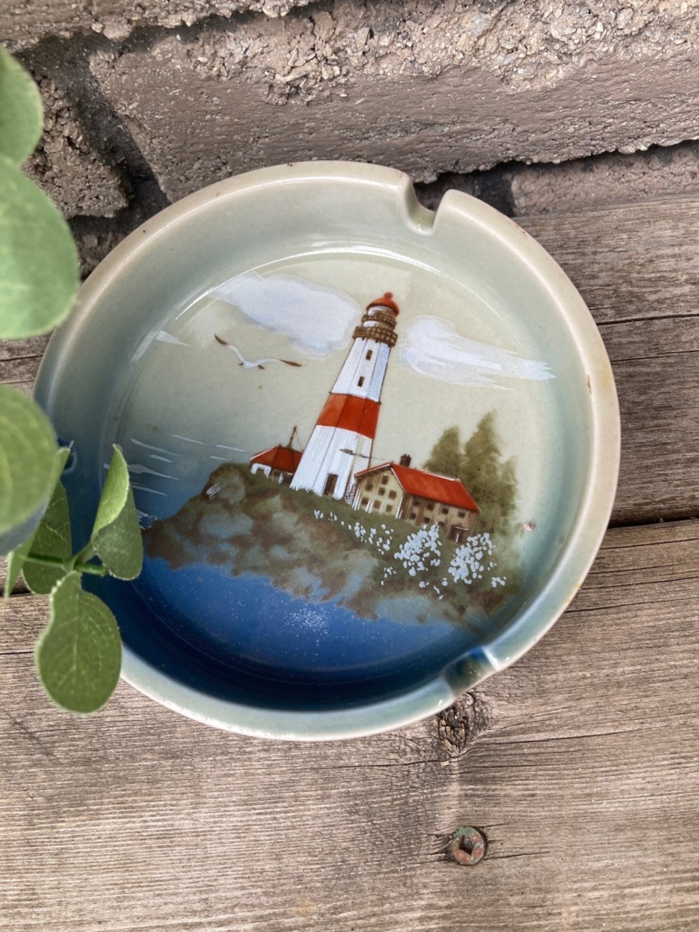 Vintage Otagiri Japan Lighthouse Ashtray